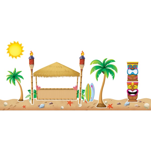 Teacher Created Resources Surfs Up Bulletin Board Set TCR5517 - main